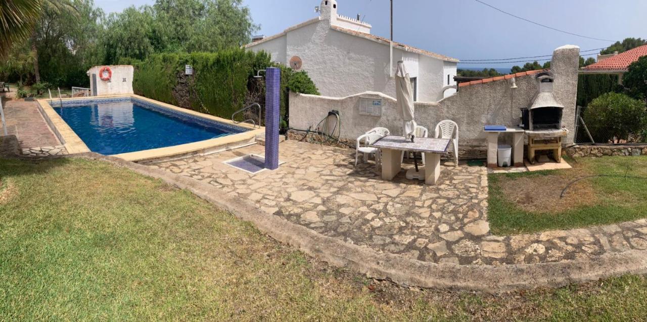 Апартаменты Apartamento Familiar Con Piscina Дения Экстерьер фото